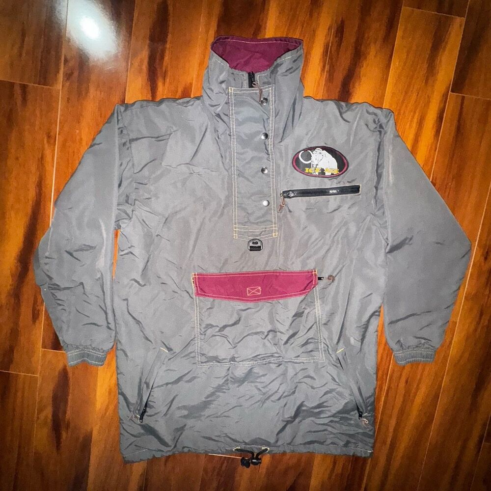 Vintage North Shore Underground NSU Ice Age Jacket Mammoth Patch Y2K Men’s Large